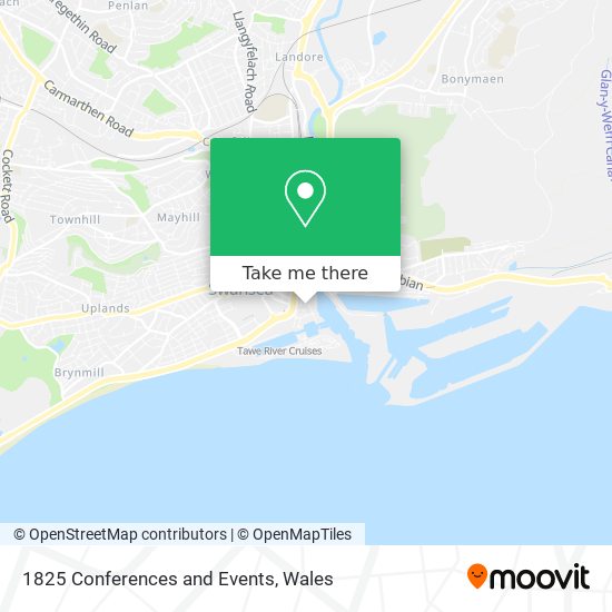 1825 Conferences and Events map