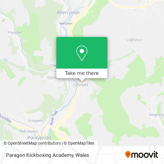 Paragon Kickboxing Academy map