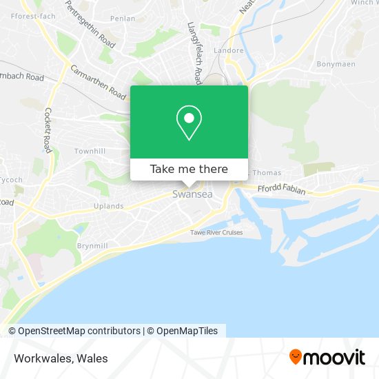 Workwales map