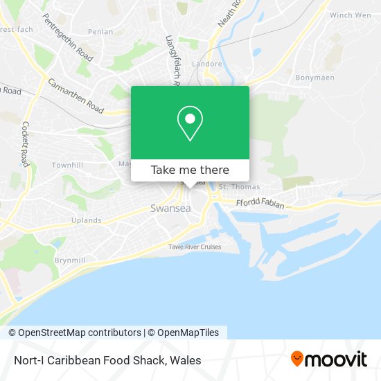 Nort-I Caribbean Food Shack map