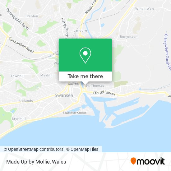 Made Up by Mollie map
