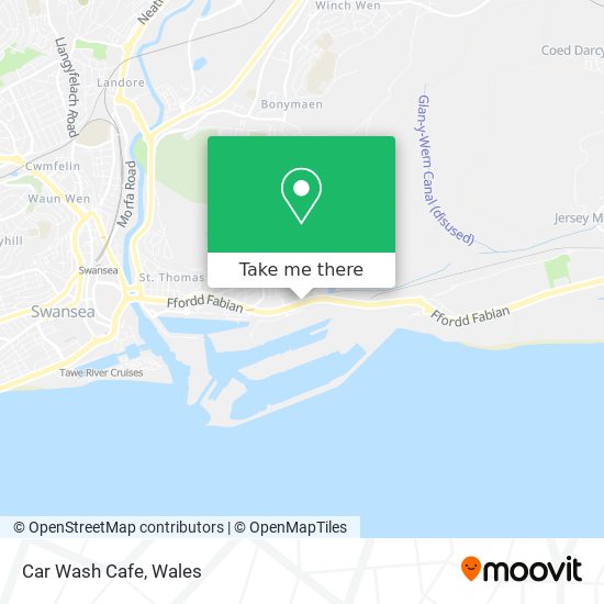 Car Wash Cafe map