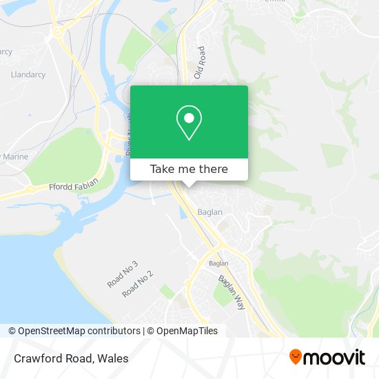 Crawford Road map