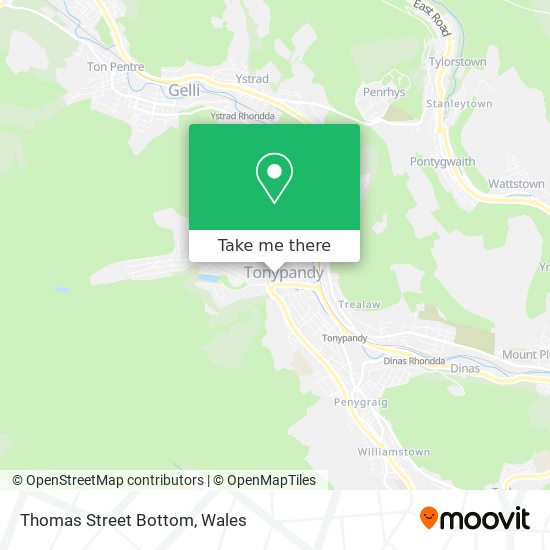 Thomas Street Bottom map