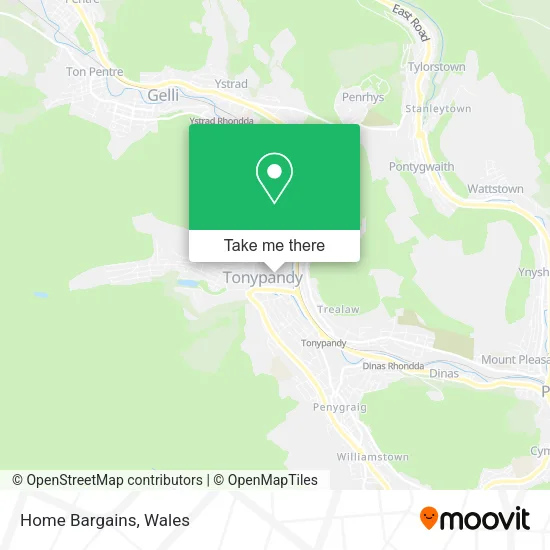Home Bargains map