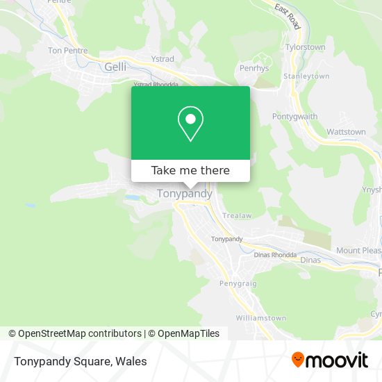 Tonypandy Square map