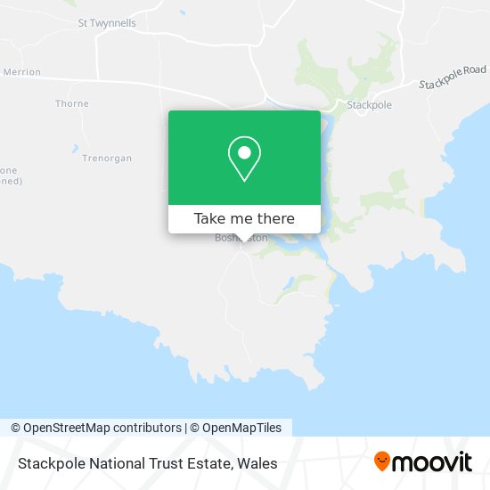 Stackpole National Trust Estate map