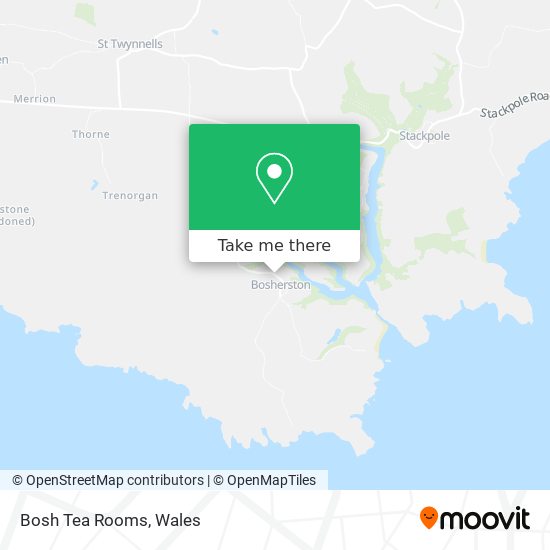 Bosh Tea Rooms map