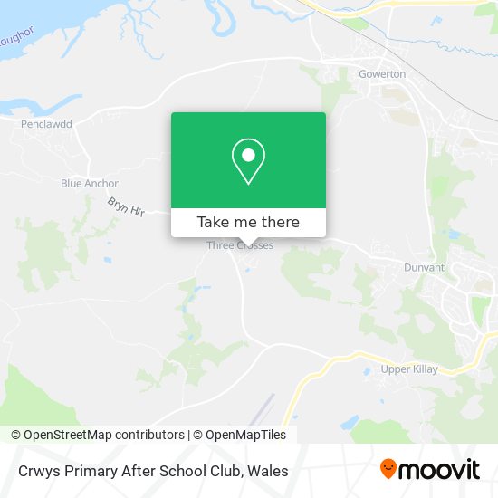 Crwys Primary After School Club map