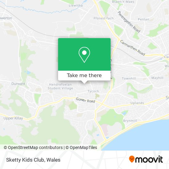 Sketty Kids Club map