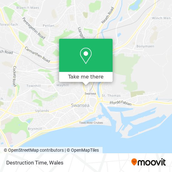 Destruction Time map