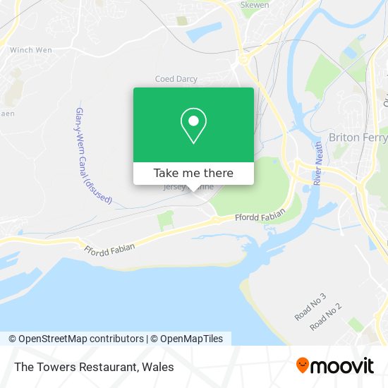 The Towers Restaurant map