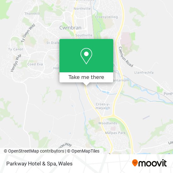 Parkway Hotel & Spa map