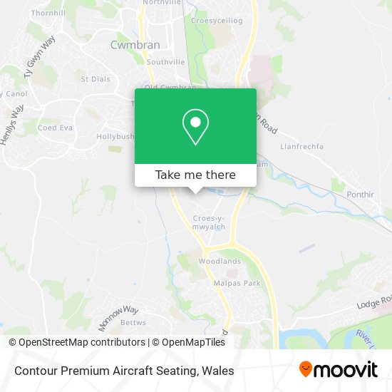 Contour Premium Aircraft Seating map