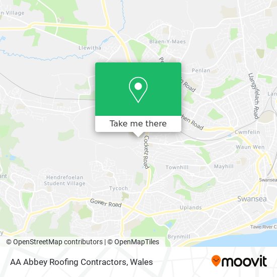 AA Abbey Roofing Contractors map