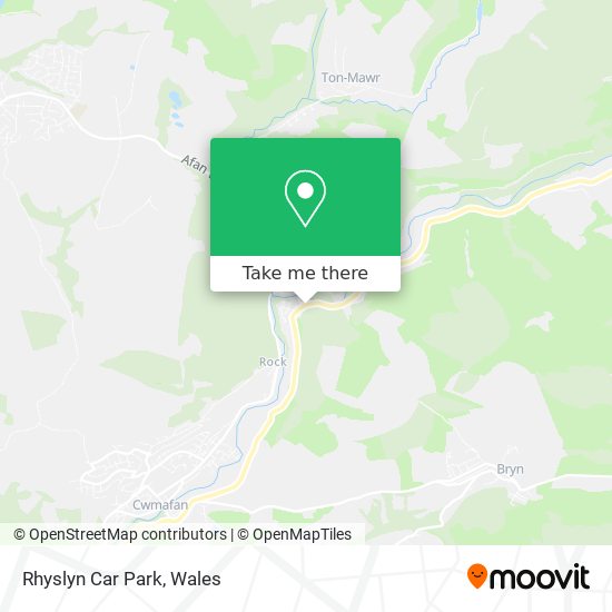 Rhyslyn Car Park map