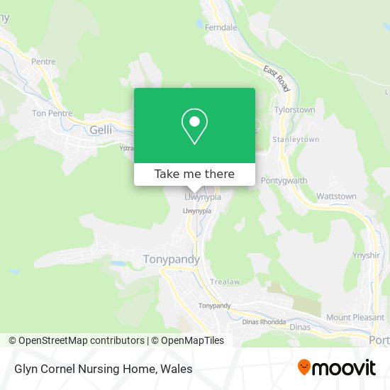 Glyn Cornel Nursing Home map