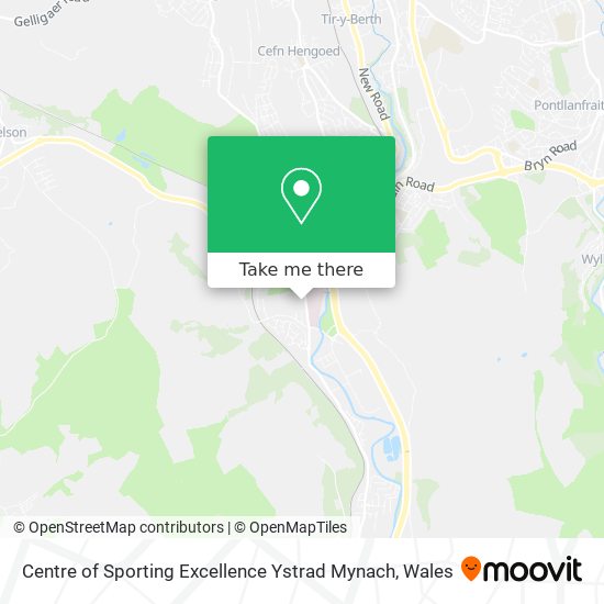 Centre of Sporting Excellence Ystrad Mynach map