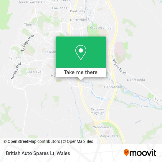 British Auto Spares Lt map