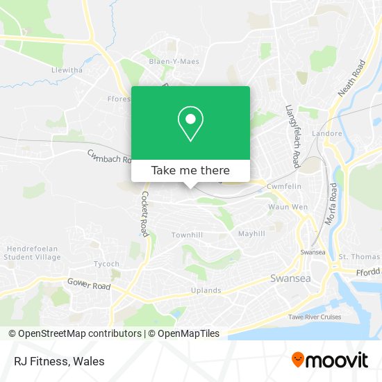 RJ Fitness map
