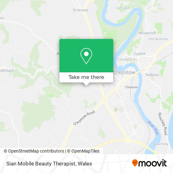 Sian Mobile Beauty Therapist map