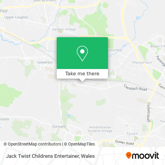 Jack Twist Childrens Entertainer map