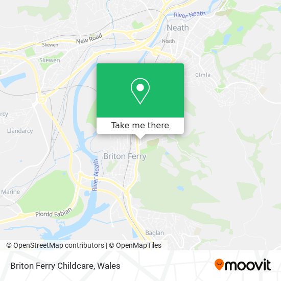 Briton Ferry Childcare map