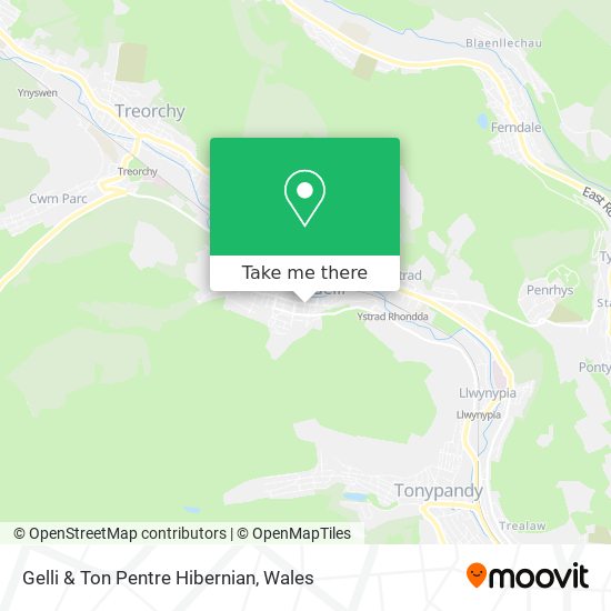 Gelli & Ton Pentre Hibernian map