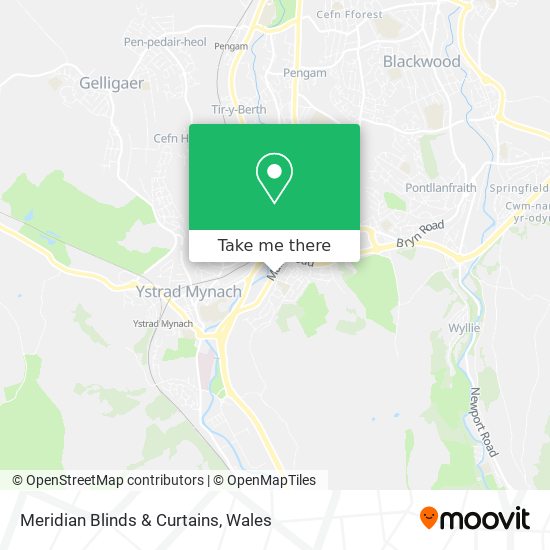 Meridian Blinds & Curtains map