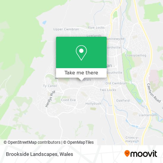 Brookside Landscapes map