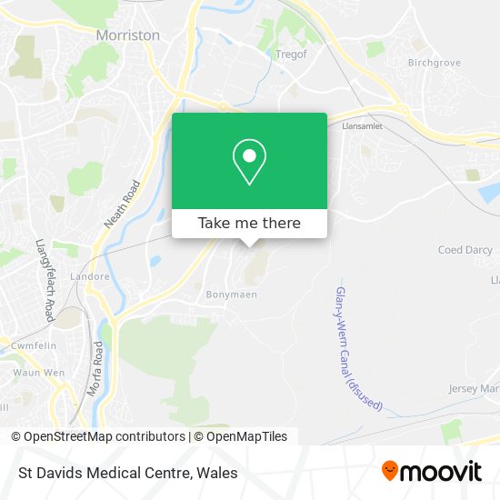 St Davids Medical Centre map
