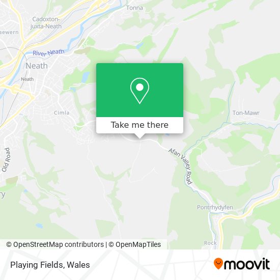 Playing Fields map