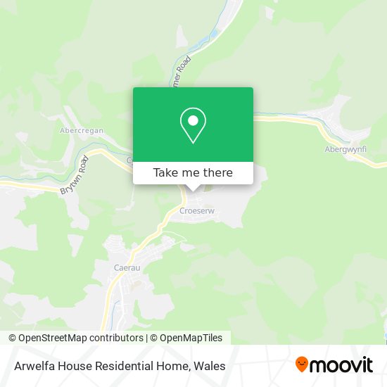 Arwelfa House Residential Home map