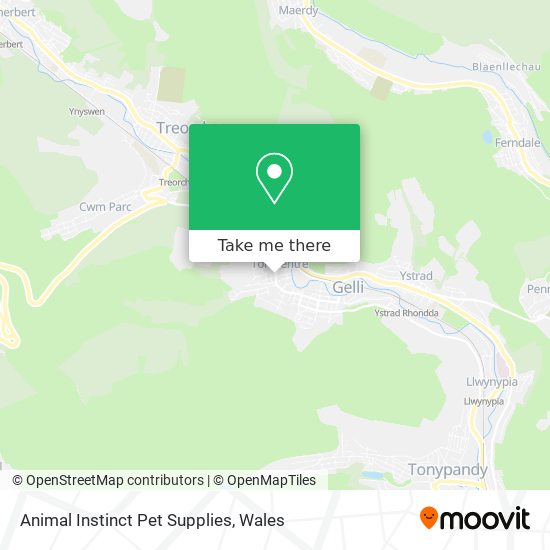 Animal Instinct Pet Supplies map