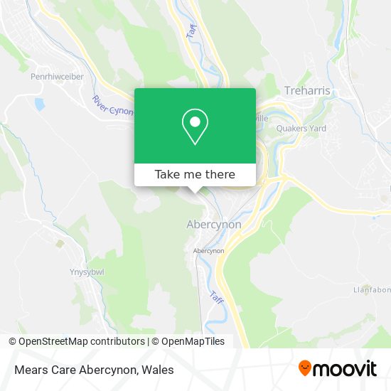 Mears Care Abercynon map