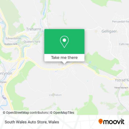 South Wales Auto Store map