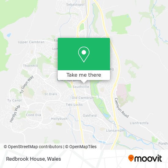 Redbrook House map
