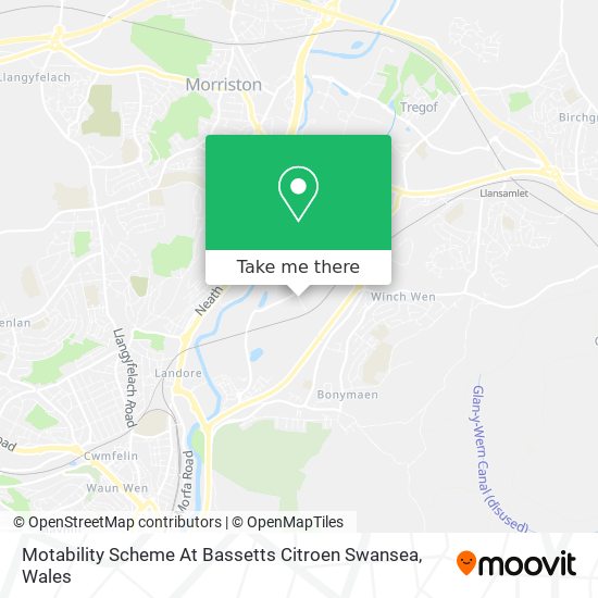 Motability Scheme At Bassetts Citroen Swansea map