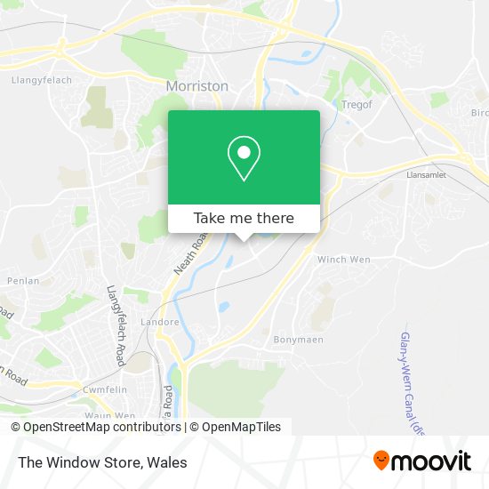 The Window Store map