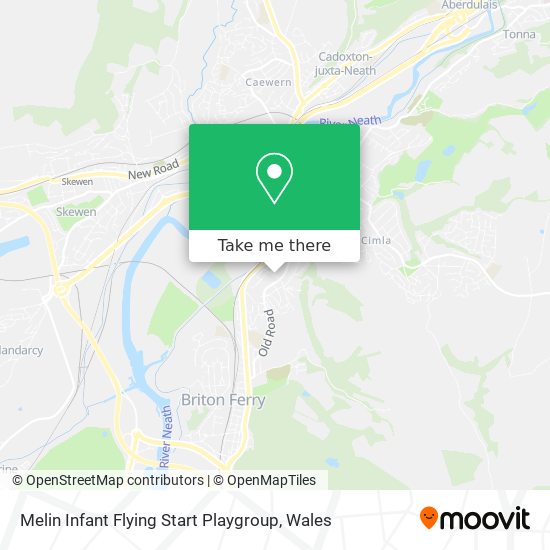 Melin Infant Flying Start Playgroup map