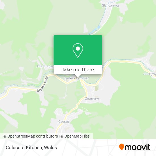 Colucci's Kitchen map