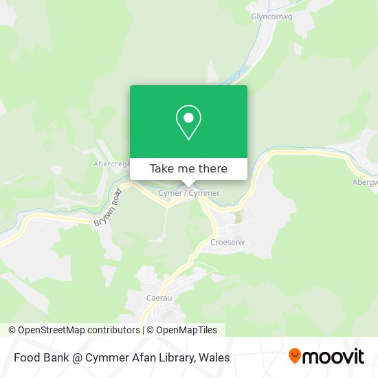 Food Bank @ Cymmer Afan Library map