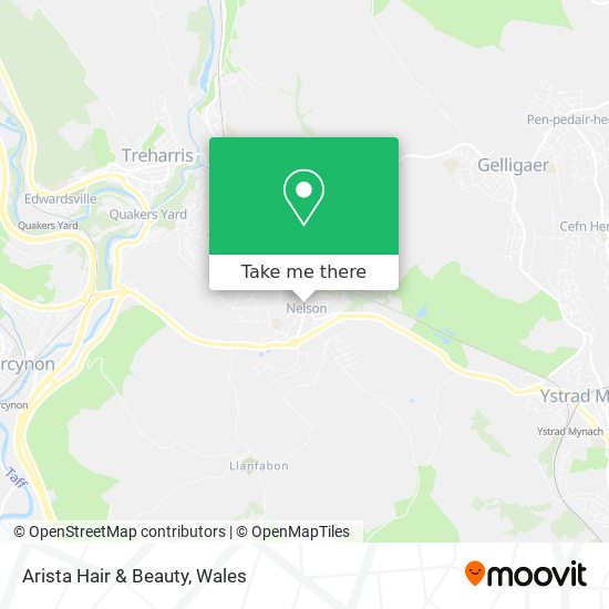 Arista Hair & Beauty map