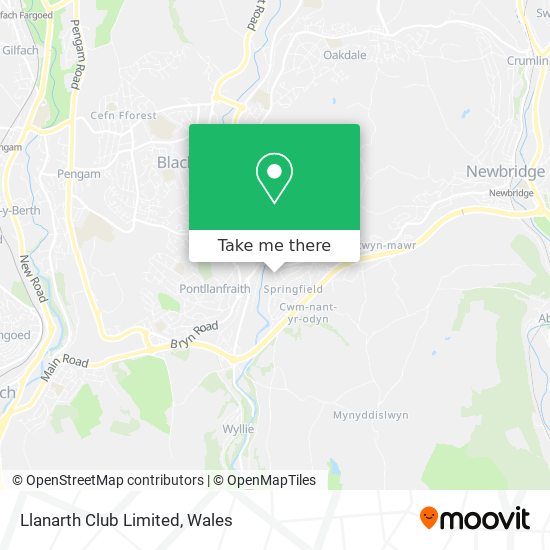 Llanarth Club Limited map