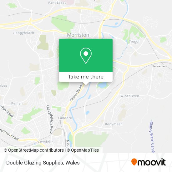 Double Glazing Supplies map