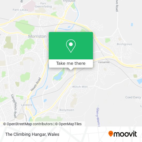 The Climbing Hangar map