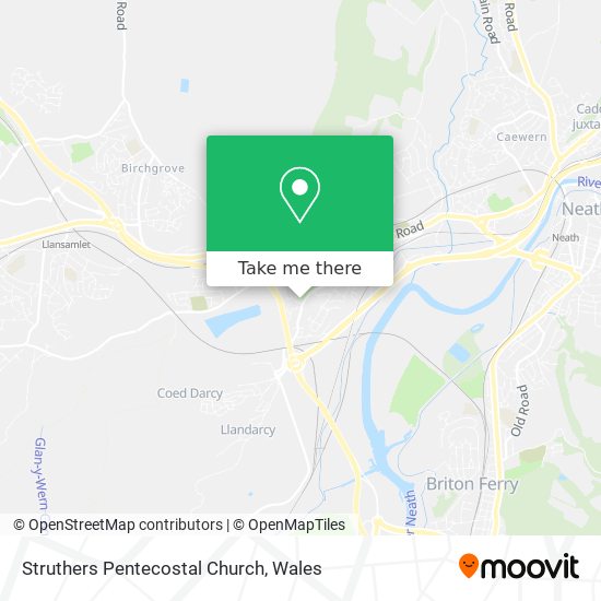 Struthers Pentecostal Church map