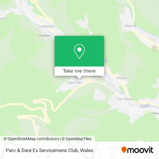 Parc & Dare Ex Servicemens Club map