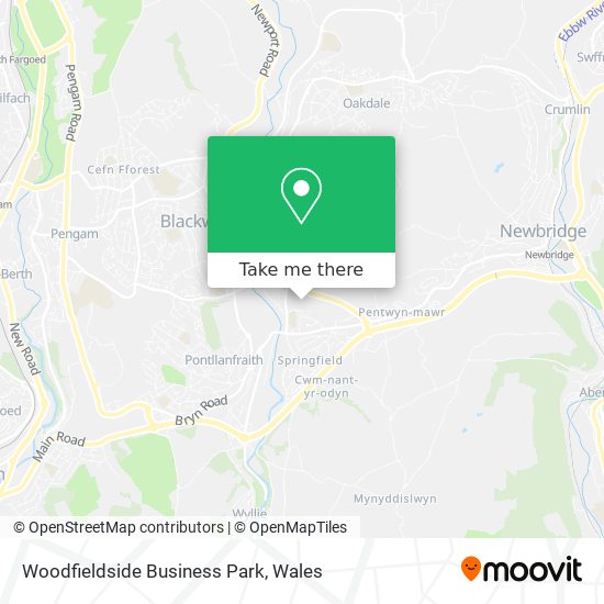 Woodfieldside Business Park map
