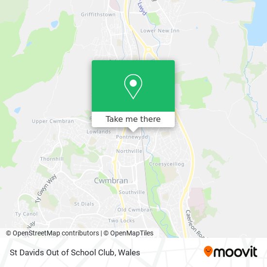 St Davids Out of School Club map